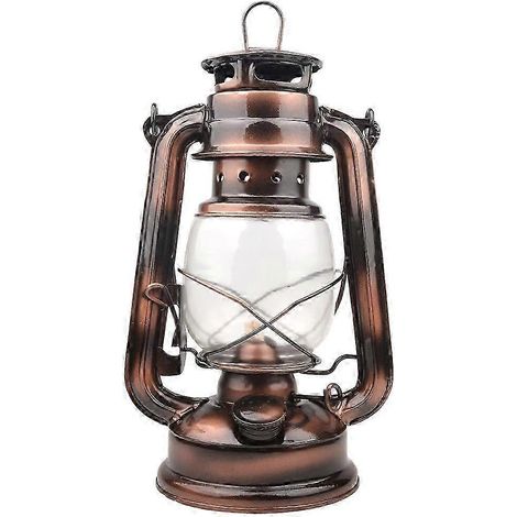 Lampe à pétrole, lanterne rétro, lampe à kérosène, lampe de camping d'extérieur (1/5)