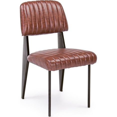 SEDIA NELLY ARANCIO SCURO VINTAGE (1/5)