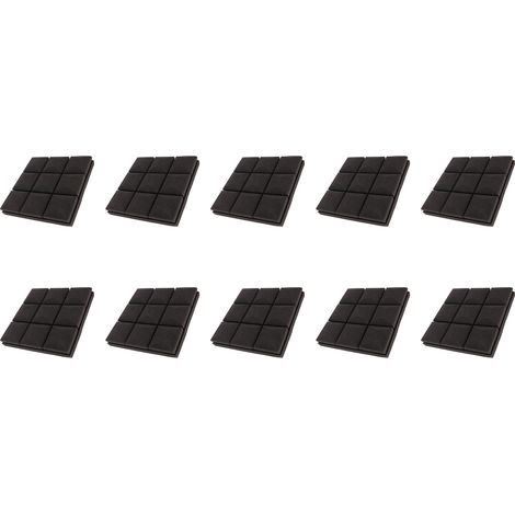 Lot de 10 plaques acoustiques mousse insonorisantes studio triangles haute absorption de son matériau anti-bruit (1/5)