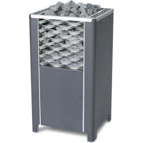 Eos Premium Saunaofen Standofen Finnrock 12 kW anthrazit perleffekt 94.5719