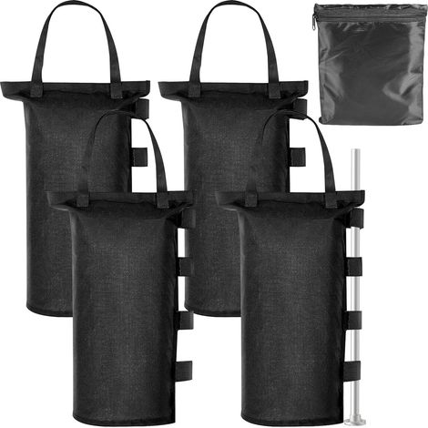 Lot de 4 Sacs de lestage, Tissu Oxford 600D, Imperméable, Pour tonnelle et tente, Extérieur