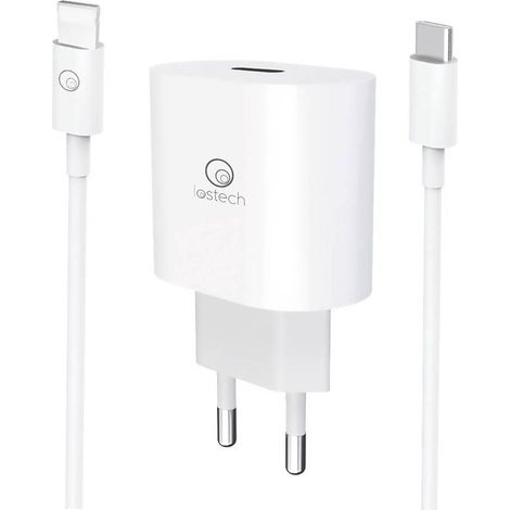 CARICABATTERIA DA MURO CON CAVO cavo lightning