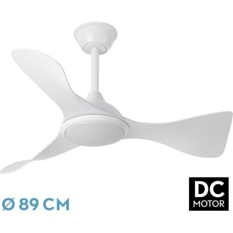 ABRILA- Caiman 36W 3600lm White 6-Speed Caiman Fan 6 Speed Remote Control and Adjustable