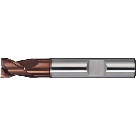 TECWERK Bohrnutenfräser DIN 6527K TypN D.20mm VHM TiAlN HB Z.2 kurz TECWERK (1/2)
