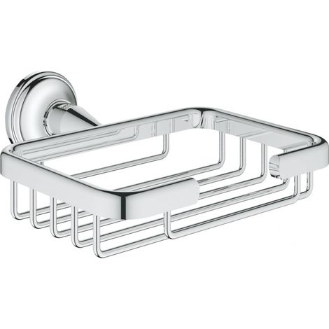 Grohe Essentials Authentic Jabonera de pared, pequeña Chrome, 40659001 (1/2)