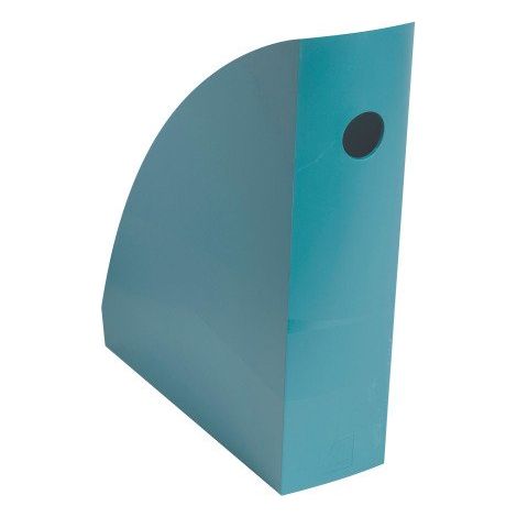 Range-revues bleu indigo Exacompta Mag-Cube dos de 8,2 cm gamme Skandi