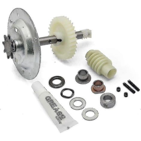 Kit de pignons et engrenages de remplacement pour Liftmaster 41c4220a, compatible avec les modèles à transmission par chaîne Chamberlain, Sears et Craftsman. (1/2)