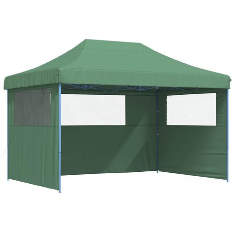 Carpa de Fiesta Verde 279 x 410 x 315 cm Tela Oxford vidaXL