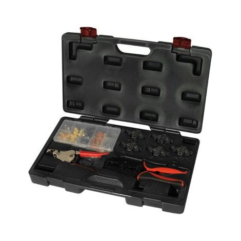 Pince à sertir + pince a dénuder avec accessoires CW 281-VINTEC
