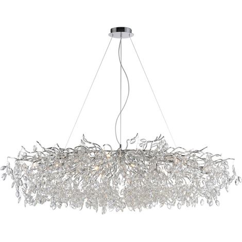 Lustre Ricicle 150 cm chromé - 2037-17 (1/4)