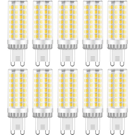 Ampoule Led G9 - 5 W - 3000 K - 420 Lm - Non Dimmable - Équivalent 40 W - Lot De 10 (1/5)