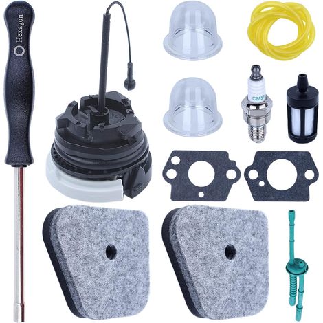 Pour pièces de moteur Stihl FS90 FS100 FS110 FS130 HT101 HT130 HT131, kit de filtre à air, 41801201800, 4180 120 1800 (1/5)