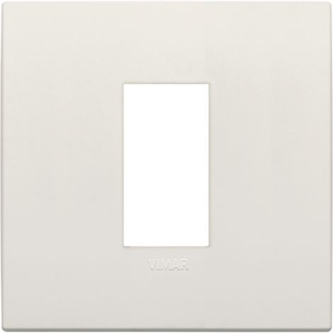 Placca Classic 1M avorio scatola rotonda Vimar Arkè 19641.73