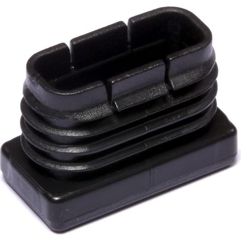 Brinox B75855N - Raccordo interno rettangolare, 15 x 30 mm, colore: Nero