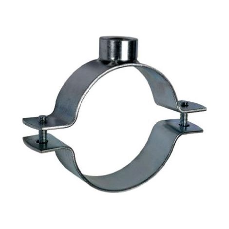 Collare zincato per tubi in polietilene con manicotto, ø tubazioni 250, manicotto 1/2", fascetta 29x2,2 01COL-CPPM-0250ZN