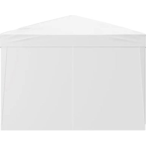 Tente Gazebo, Design Portable, Hauteur Réglable, BLANC (1/2)