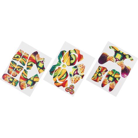 Film protecteur autocollant amovible en PVC pour drone DJI FPV, motif tigre coloré (1/5)