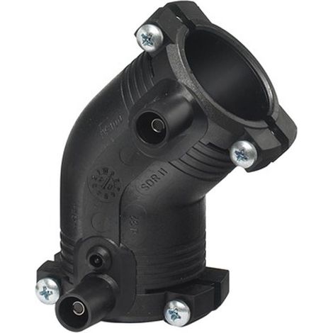 Coude électrosoudable 45° d32 PE100, SDR11, PN10 gaz/PN16 eau (1/4)