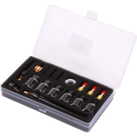Kit Chalumeau Soudure avec Buse en Verre, Pistolet, Queue, Pince Tungstène, Anneau Silicone - Accessoires de Soudeur (1/5)