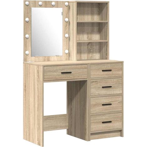 Maison Exclusive - Schminktisch 2 pcs Braun 50 x 41 x 135 cm Holz
