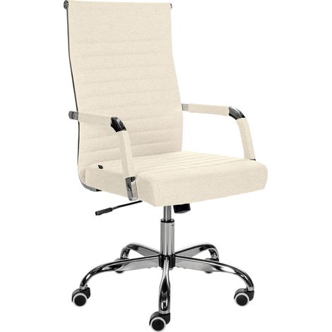 Bürostuhl Amadora creme Stoff (1/5)