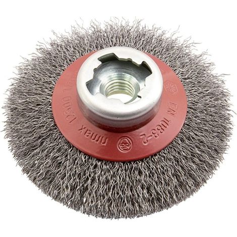 Taza de alambre trenzado X-LOCK Acero 100x03mm osborn (1/3)