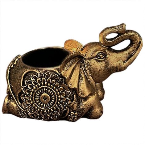 Bougeoirs animaux B-Gold, sculpture d'éléphant, bougeoir décoratif (1/5)