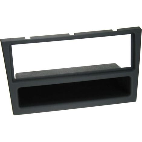 Support autoradio compatible avec Opel Vide-poche Anthracite Rubber touch