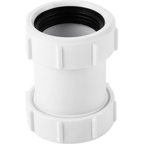 Raccord de tuyau droit de 40 mm, raccord de connexion en PVC droit, raccords d'extension de tuyau pour accessoires de plomberie pour baignoire, évier de cuisine, plateau de douche