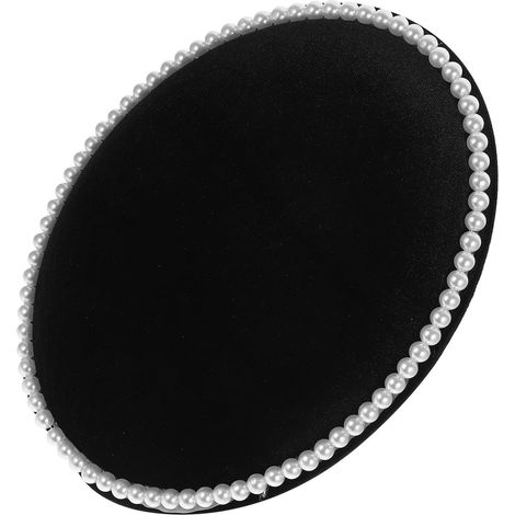Black Oval Jewelry Display Stand for Earrings and Storage (1/5)