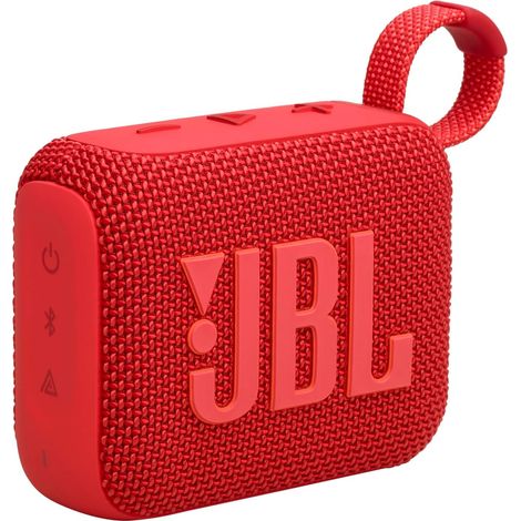 JBL Go 4 – Enceinte Bluetooth ultra-portable, étanche à l'eau et à la poussière, son JBL Pro puissant avec des basses percutantes, batterie intégrée offrant 7 heures d'autonomie, fabriquée en partie à (1/5)