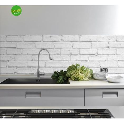 Sticker wHite bricks Crearreda adesivo murale frasi famose natura geometrie fantasie 47x67 CM
