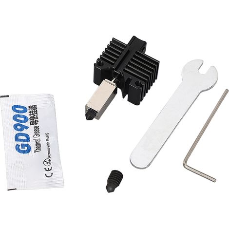 3D-Drucker-Kit: Abnehmbarer Extruderkopf mit Düse für Bambu Lab X1, P1P, X1 Carbon Typ 1 (1/5)
