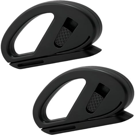 QORVA-2PCS Coupe Papier Cadeau, Coupe-papier Cadeau, Coupe-Papier D'emballage Avec Poignée, Coulissant, Pour Anniversaire, Vacances, Papier Emballage Artisanal, Noir (1/5)