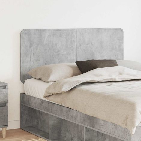 Kopfteil Beton Grau Holzwerkstoff