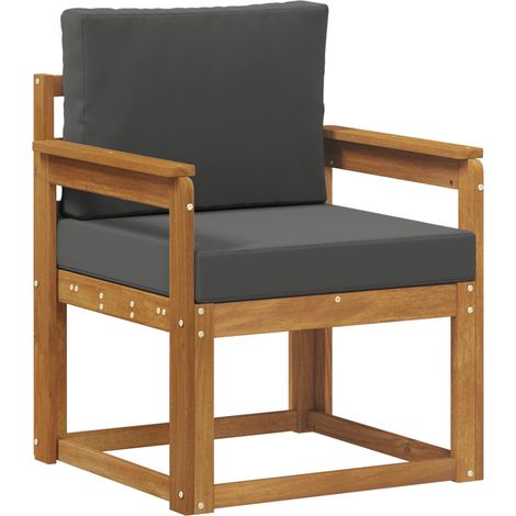 Maison Exclusive - Outdoor-Sofa Massives Akazienholz und Polyeste