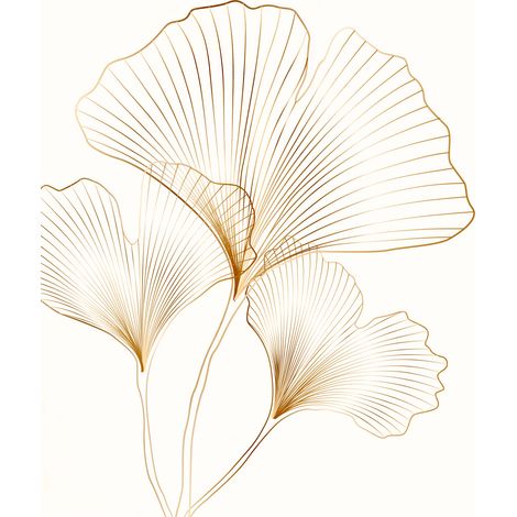 Papier peint panoramique - Feuilles - 240 cm x 320 cm (1/2)