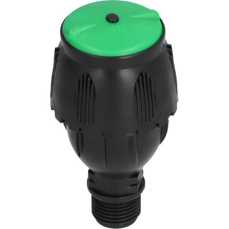 Aspersor automático con boquilla giratoria de 360° y rosca externa de 1/2 pulgada, para agricultura ecológica (350 L/h). (1/5)