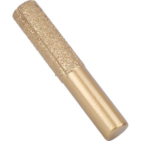 Fraise diamantée à queue droite brasée dorée pour quartz, pierre et marbre, couteau à jointure 12,7 x 13,5 x 75 mm (1/5)