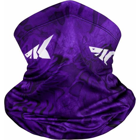 Outdoor Cycling Face Mask - UV Sun Protection Bib for Fishing, Hiking (Purple)