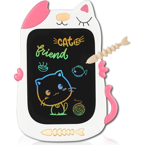 AGE 8,5 pouces LCD Kids Drawing Pad Graffiti Board, Apprentissage Jouets éducatifs Cadeaux d'anniversaire Enfants Jouets 3+ Ans Filles Garçons (1/5)