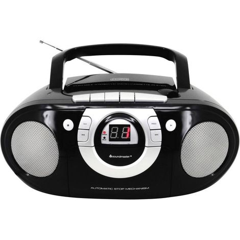 soundmaster SCD5100SW Radio CD FM AUX, CD, Cassette Nero (1/3)