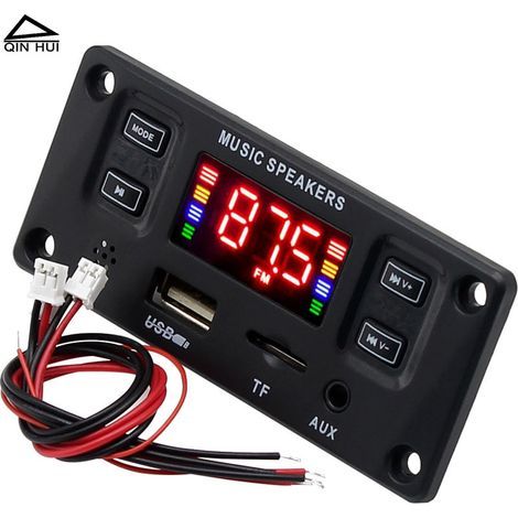 Selbstbau-Lautsprechersystem für verlustfreie Audioübertragung mit 230-W-Bluetooth-Decoder, Stereo-Verstärkerplatine, Farbbildschirm und Aufnahme-/Anruffunktion. (1/4)