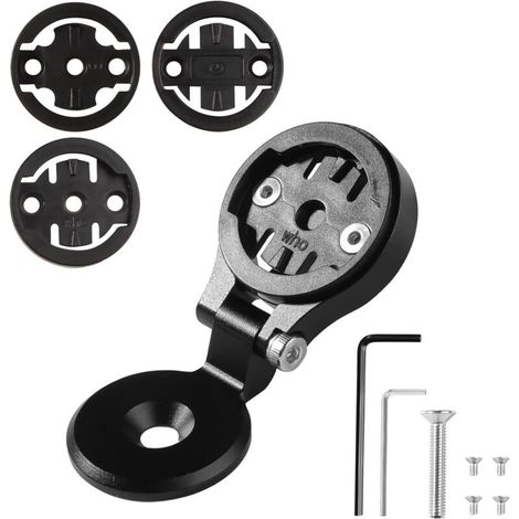 Bicycle Handlebar Mount, GPS Mount, Adjustable Bicycle Handlebar Mount for Bike Computer, Black (1/5)