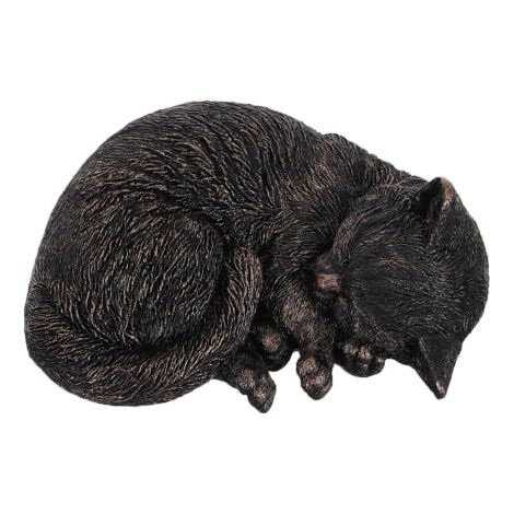 Urne Funéraire pour Cendres de Petit Animal ou Chat en Matériau Synthétique 21x16x9 Cm avec Texture de Fourrure Sculptée Détaillée, Résiste la Décoloration et Prévient (1/5)