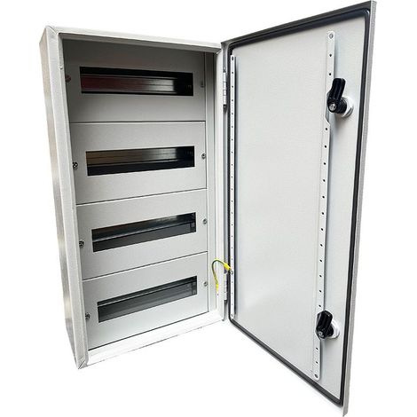 coffret métallique H600xL400xP170 mural 4 rangées CPR803