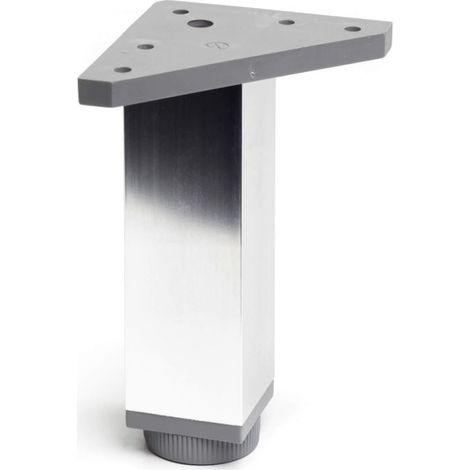 Pata Mueble 40X40X150Mm Redonda  Aluminio