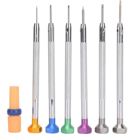 Kit de tournevis en aluminium pour horlogers, outils de réparation de montres, lot de démontage. (1/5)