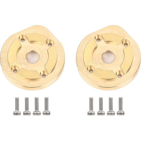 1 Paire de Plombs d'Équilibrage En Laiton Avant Arrière pour Capot de Pont Portail, Compatible Axial Capra 1.9 (1/5)