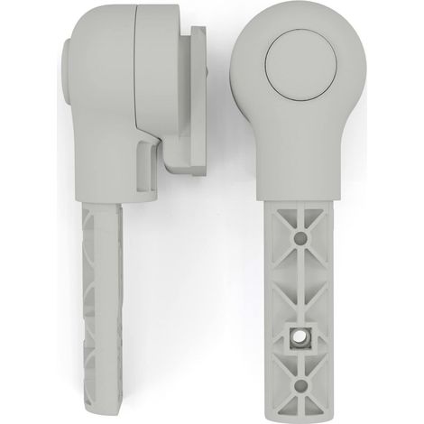 Set d’Adaptateurs, pour le Système de Sièges de Chaise haute LEMO, fixant le transat LEMO au cadre de la chaise, Light Grey (1/2)